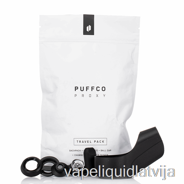 Puffco Proxy Travel Pack Black Vape šķidrums